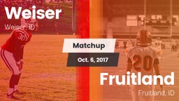 Matchup: Weiser vs. Fruitland  2017