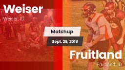Matchup: Weiser vs. Fruitland  2018
