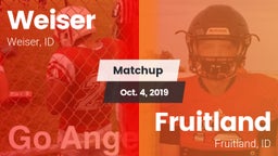Matchup: Weiser vs. Fruitland  2019