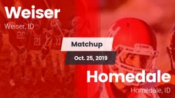 Matchup: Weiser vs. Homedale  2019