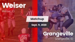 Matchup: Weiser vs. Grangeville  2020