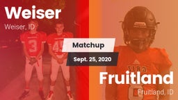 Matchup: Weiser vs. Fruitland  2020