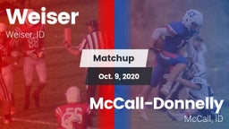 Matchup: Weiser vs. McCall-Donnelly  2020