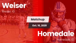 Matchup: Weiser vs. Homedale  2020