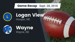 Recap: Logan View  vs. Wayne  2018