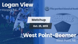 Matchup: Logan vs. West Point-Beemer  2019
