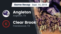 Recap: Angleton  vs. Clear Brook  2018