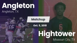 Matchup: Angleton vs. Hightower  2018