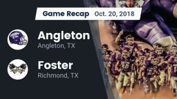 Recap: Angleton  vs. Foster  2018