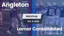 Matchup: Angleton vs. Lamar Consolidated  2020