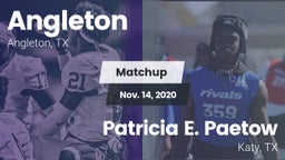 Matchup: Angleton vs. Patricia E. Paetow  2020