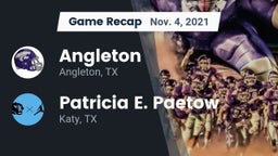 Recap: Angleton  vs. Patricia E. Paetow  2021