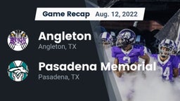 Recap: Angleton  vs. Pasadena Memorial  2022