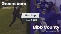 Matchup: Greensboro vs. Bibb County  2017
