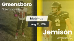 Matchup: Greensboro vs. Jemison  2018