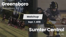 Matchup: Greensboro vs. Sumter Central  2018