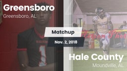 Matchup: Greensboro vs. Hale County  2018