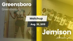 Matchup: Greensboro vs. Jemison  2019