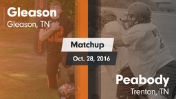 Matchup: Gleason vs. Peabody  2016