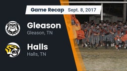 Recap: Gleason  vs. Halls  2017