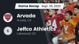 Recap: Arvada  vs. Jeffco Athletics 2022