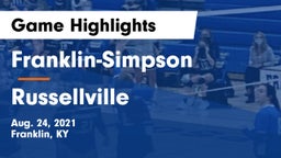 Franklin-Simpson  vs Russellville  Game Highlights - Aug. 24, 2021