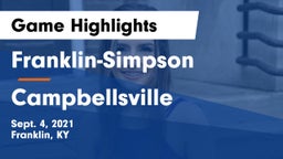 Franklin-Simpson  vs Campbellsville  Game Highlights - Sept. 4, 2021