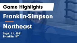 Franklin-Simpson  vs Northeast  Game Highlights - Sept. 11, 2021