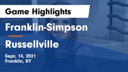Franklin-Simpson  vs Russellville  Game Highlights - Sept. 14, 2021