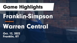 Franklin-Simpson  vs Warren Central  Game Highlights - Oct. 12, 2022