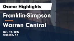Franklin-Simpson  vs Warren Central   Game Highlights - Oct. 12, 2022