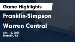 Franklin-Simpson  vs Warren Central  Game Highlights - Oct. 10, 2023