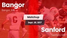 Matchup: Bangor vs. Sanford  2017