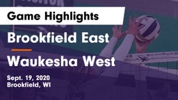 Brookfield East  vs Waukesha West  Game Highlights - Sept. 19, 2020