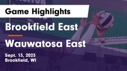 Brookfield East  vs Wauwatosa East  Game Highlights - Sept. 13, 2023
