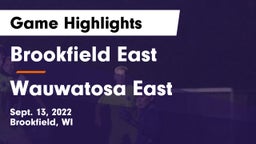 Brookfield East  vs Wauwatosa East  Game Highlights - Sept. 13, 2022