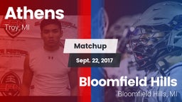 Matchup: Athens vs. Bloomfield Hills  2017
