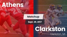Matchup: Athens vs. Clarkston  2017