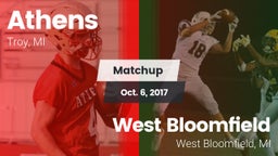 Matchup: Athens vs. West Bloomfield  2017