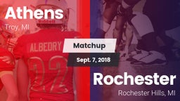 Matchup: Athens vs. Rochester  2018