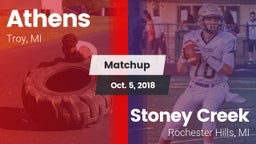 Matchup: Athens vs. Stoney Creek  2018
