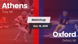 Matchup: Athens vs. Oxford  2018
