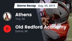 Recap: Athens  vs. Old Redford Academy  2019