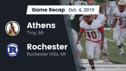 Recap: Athens  vs. Rochester  2019