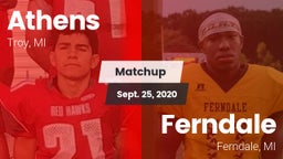 Matchup: Athens vs. Ferndale  2020