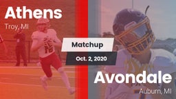 Matchup: Athens vs. Avondale  2020