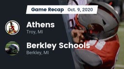 Recap: Athens  vs. Berkley Schools 2020