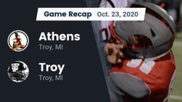 Recap: Athens  vs. Troy  2020