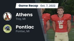 Recap: Athens  vs. Pontiac  2022