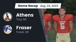Recap: Athens  vs. Fraser  2023